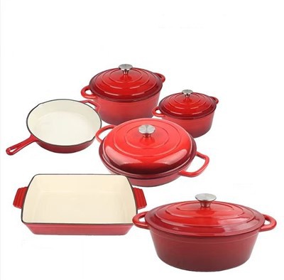 Set Periuk Besi Tuang